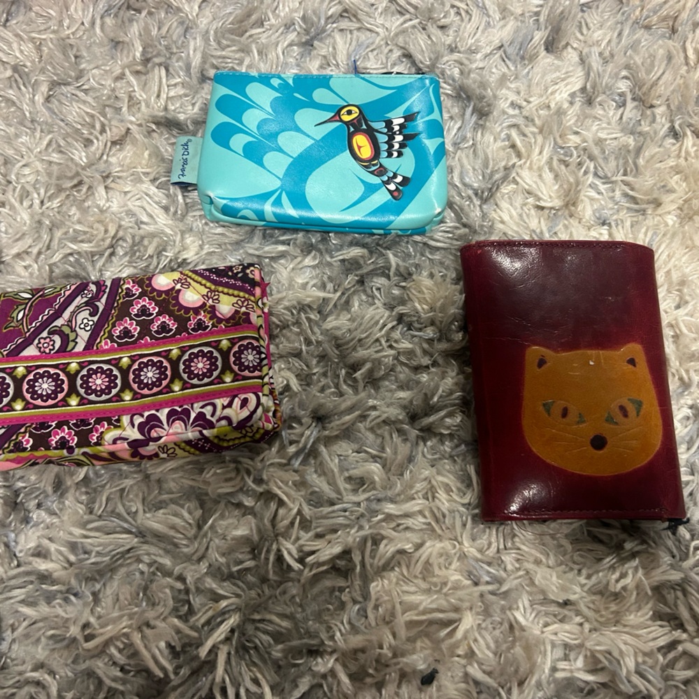 Vera Bradley Pink Floral Pouch
